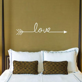 Multiple Colour Love Arrow Decals Wall Sticker