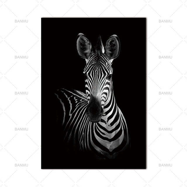 Animal Canvas Painting Wall Art