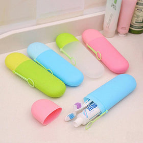Portable Travel Toothpaste Toothbrush Holder Case