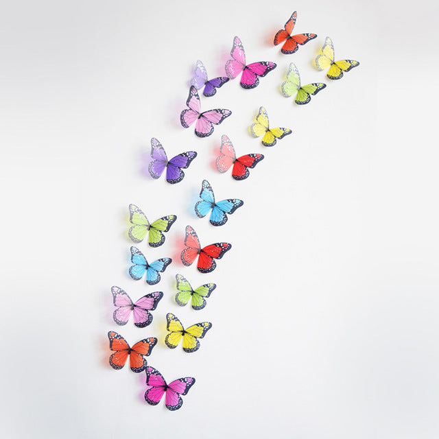 Crystal Butterflies Wall Sticker