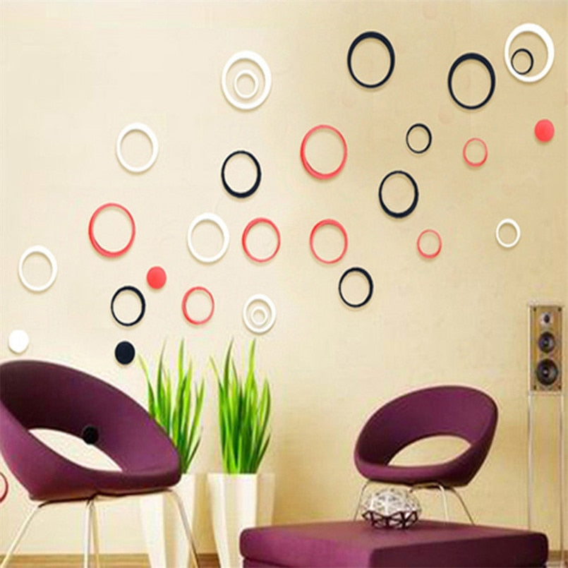 Circles Stickers Indoors Decoration