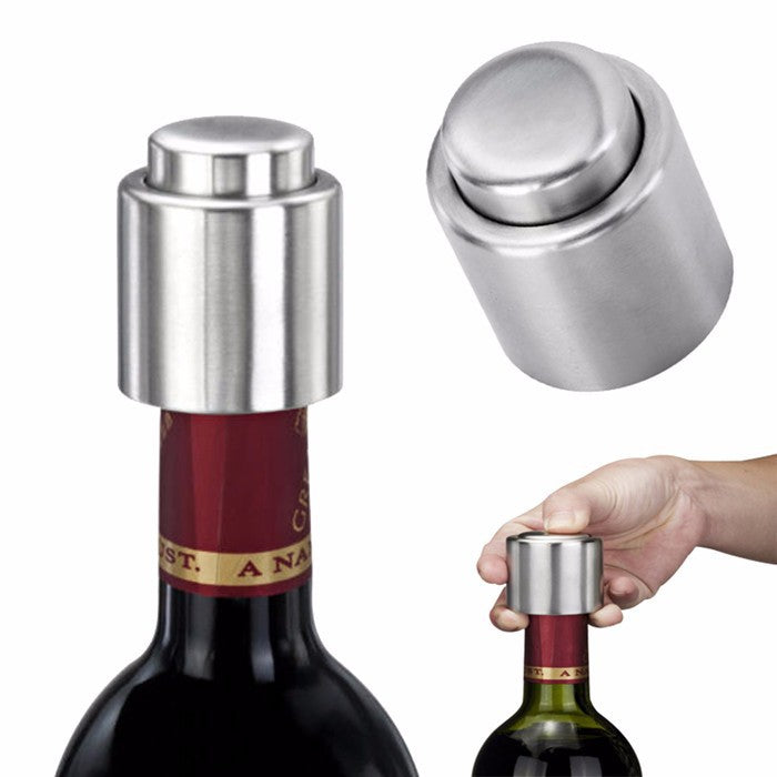 1PCS Stainless Steel  Wine Bottle Stopper