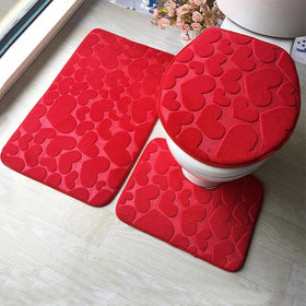 3Pcs/set Bathroom Mat Set