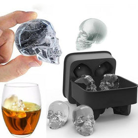 3D Skull Silicone Ice Maker